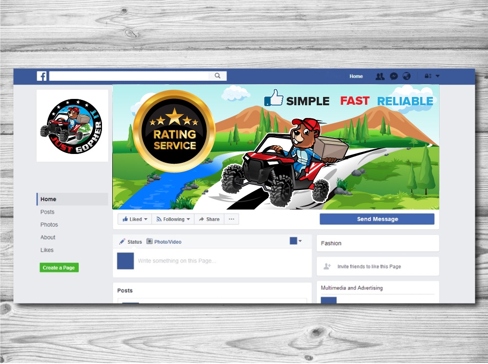 Just Gopher It / Gopher it All / Gopher logo design by litera