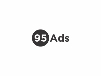 95 Ads logo design by haidar