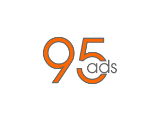 95 Ads logo design by qqdesigns