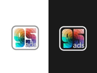 95 Ads logo design by WoAdek