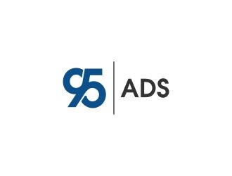 95 Ads logo design by agil