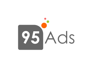 95 Ads logo design by serprimero