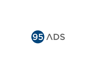 95 Ads logo design by johana