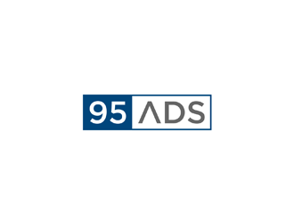 95 Ads logo design by johana