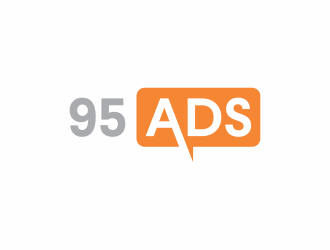 95 Ads logo design by hopee