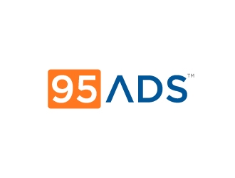 95 Ads logo design by labo