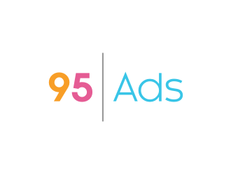95 Ads logo design by nurul_rizkon