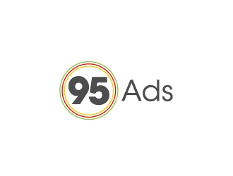 95 Ads logo design by my!dea
