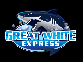 GREAT WHITE EXPRESS  logo design by logoguy