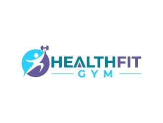 HealthFit Gym  logo design by jaize