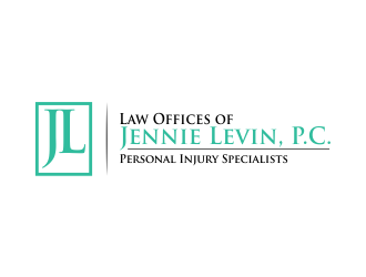 Law Offices of Jennie Levin, P.C.    Personal Injury Specialists logo design by WooW