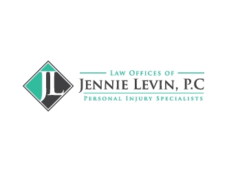 Law Offices of Jennie Levin, P.C.    Personal Injury Specialists logo design by labo