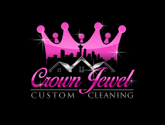 Crown Jewel Custom Cleaning logo design by kunejo