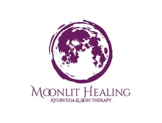 Moonlit Healing Ayurveda & Skin Therapy logo design by MarkindDesign