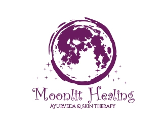 Moonlit Healing Ayurveda & Skin Therapy logo design by MarkindDesign