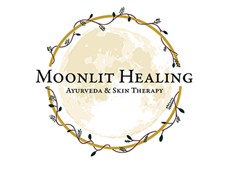 Moonlit Healing Ayurveda & Skin Therapy logo design by jratter