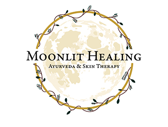Moonlit Healing Ayurveda & Skin Therapy logo design by jratter