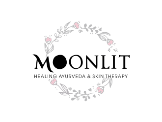 Moonlit Healing Ayurveda & Skin Therapy logo design by JessicaLopes