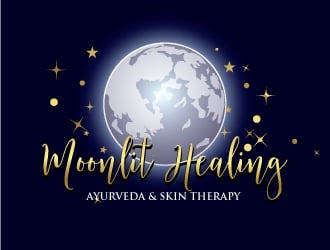 Moonlit Healing Ayurveda & Skin Therapy logo design by logoguy