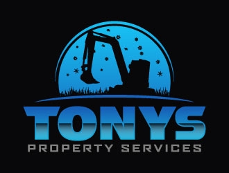 Tonys property services logo design by daywalker
