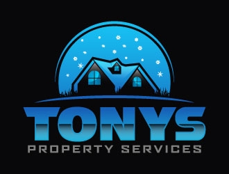Tonys property services logo design by daywalker