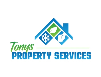 Tonys property services logo design by jaize