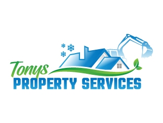 Tonys property services logo design by jaize