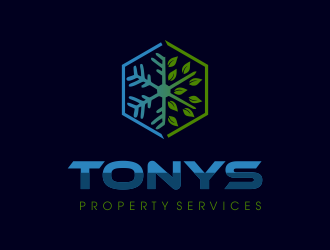 Tonys property services logo design by JessicaLopes