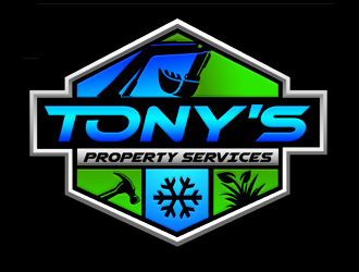 Tonys property services logo design by megalogos