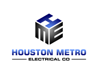 Houston Metro Electrical Corporation  logo design by cintoko
