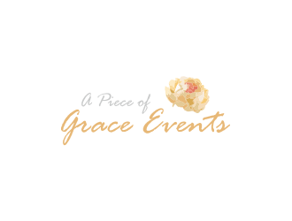 A Piece of Grace Events logo design by WooW
