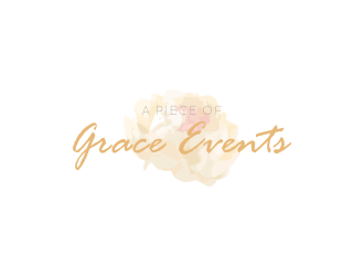 A Piece of Grace Events logo design by WooW