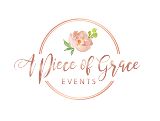 A Piece of Grace Events logo design by ingepro
