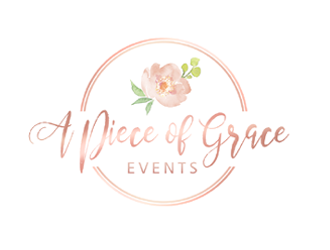 A Piece of Grace Events logo design by ingepro