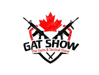GAT SHOW (The Guns & Tactical Show) logo design by Kanenas