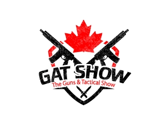 GAT SHOW (The Guns & Tactical Show) logo design by Kanenas