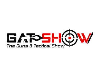 GAT SHOW (The Guns & Tactical Show) logo design by mikael