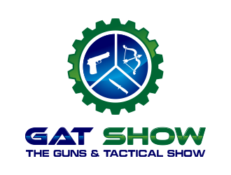 GAT SHOW (The Guns & Tactical Show) logo design by done