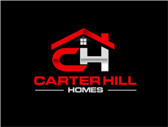 Carter Hill Homes logo design by kimora