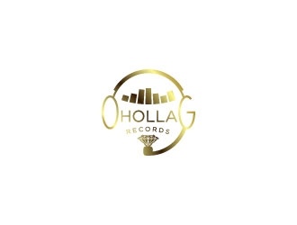 O Holla G Records logo design by hwkomp