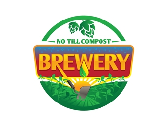 No Till Compost Brewery logo design by DreamLogoDesign