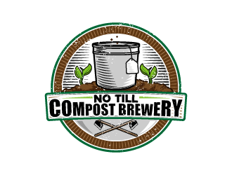 No Till Compost Brewery logo design by reight