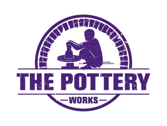 The PotteryWorks logo design by Suvendu