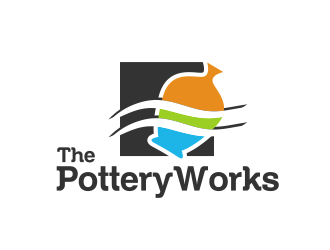 The PotteryWorks logo design by serprimero