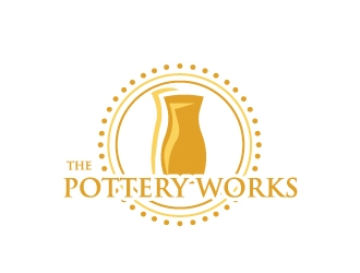 The PotteryWorks logo design by samuraiXcreations