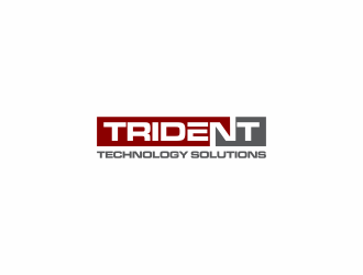 Trident Technology Solutions logo design by haidar
