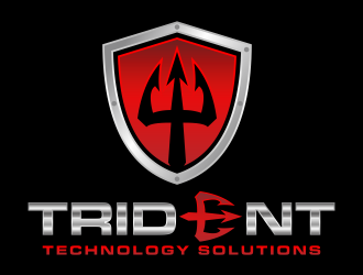 Trident Technology Solutions logo design by hidro