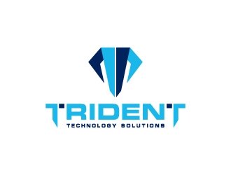 Trident Technology Solutions logo design by logoesdesign
