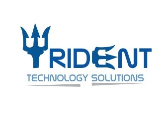 Trident Technology Solutions logo design by ElonStark