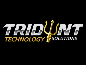 Trident Technology Solutions logo design by logoguy